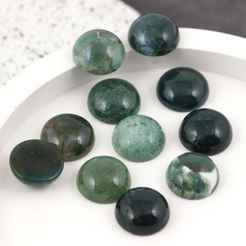 Kaboszon agat mszysty moneta 12mm