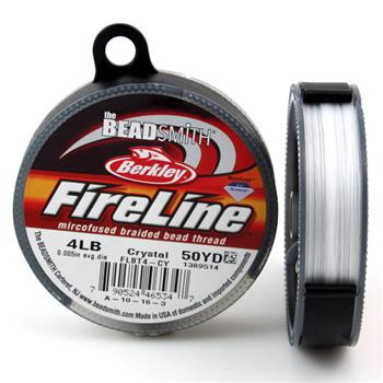 Beadsmith Fireline nić żyłkowa crystal 0,15mm / 45m