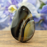 Zawieszka agat łezka 50x33mm