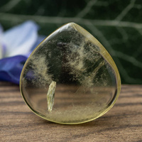 Kaboszon kwarc cytrynowy 27x26x5mm