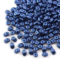 SuperDuo 2.5x5mm Metallic Suede Blue [5g]