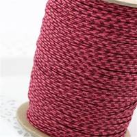 Sznurek sutasz USA rayon 2,5mm rose/merlot [1metr]