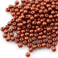 Round Beads Copper 3mm [50szt]