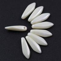 Dagger Chalk White Cream Luster 5x16mm [10szt]