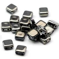 Square 6x6mm Jet Full Chrome [10szt]