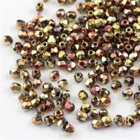 Fire Polish 3mm Crystal California Pink [40szt]