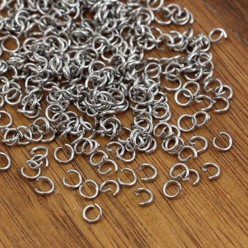 Zestaw do samodzielnego wykonania różańca z kul sodalitu 6mm i stali szlachetnej pol_pl_Ogniwo-otwarte-4x0-7mm-stal-szlachetna-100szt-51639_1