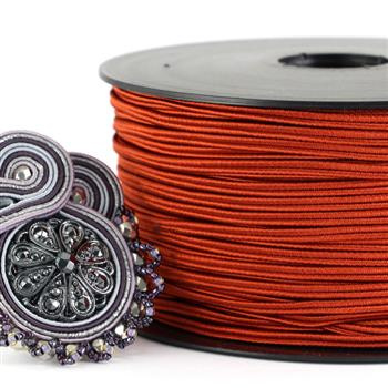 Sznurek sutasz acetat ITALY 2,5mm adobe [1metr]