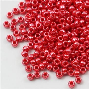 Toho Round 8/0 Opaque Lustered Cherry [10g]