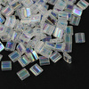 Miyuki Tila Beads 5x5x1,9mm Crystal AB [30szt]