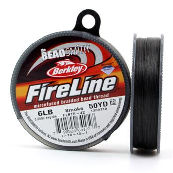 Beadsmith Fireline nić żyłkowa smoke 0,2mm / 45m