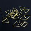 Geometrix metalowa baza - trójkąt złoty 21mm [10szt]