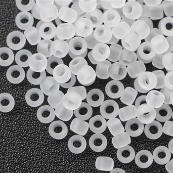 Toho Round 8/0 Transparent-Frosted Crystal [10g]