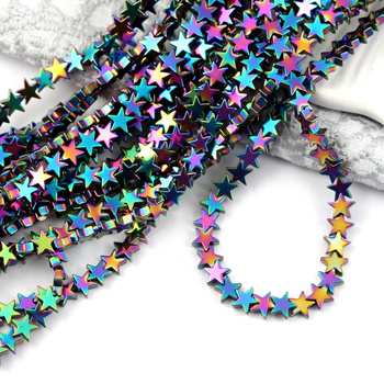 Hematyt tęczowy gwiazdka 6mm [10szt]