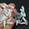 Bird Feather Beads Crystal AB 5x17mm [6szt]
