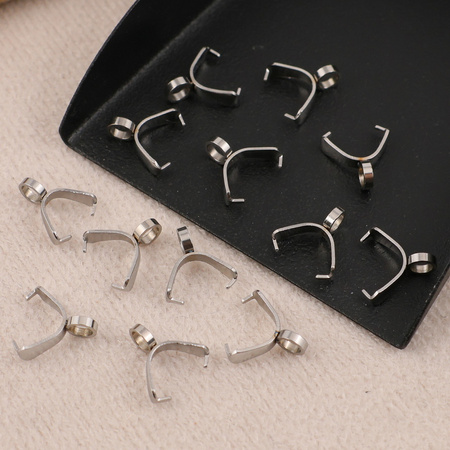 Krawatka z podwieszką stal szlachetna 9mm