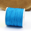 Sznurek nylonowy turkusowy 0,8mm [szpula 100m]