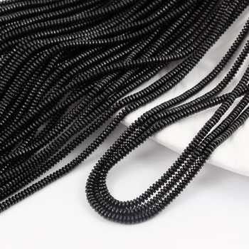 Hematyt czarny oponka ufo 3x1,5mm [sznur 40cm]