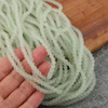 Szkło matowe kula miętowa 4mm [sznur 80cm]