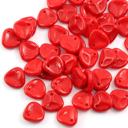 Rose Petals 8x7mm Opaque Red [10szt]