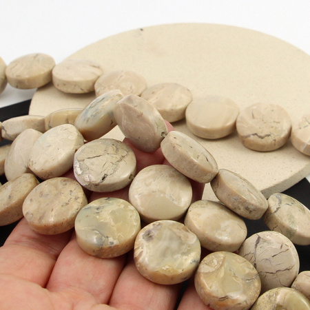 Opal afrykański moneta 20mm