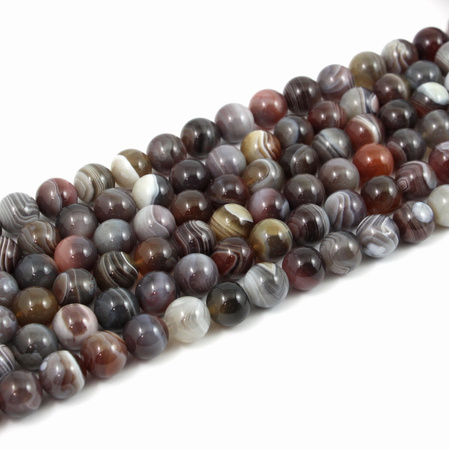 Agat botswana kula gładka 12mm