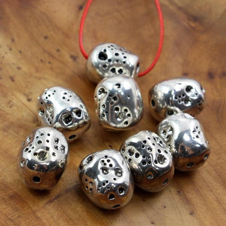 Metalizowany plastik nieregularny 23x20mm