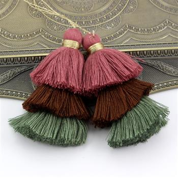 Chwost potrójny wielokolorowy 75x40mm