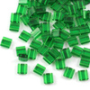 Miyuki Tila Beads 5x5x1,9mm Transparent Green [30szt]