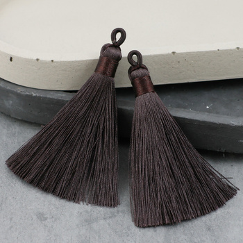 Chwost z pętelką brązowy 70 mm