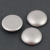 Kaboszon szklany Alluminium Silver 25mm