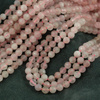 Kwarc różowy kula fasetowana 5mm [sznur 39cm]