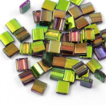 Miyuki Tila Beads 5x5x1,9mm Crystal Magic Orchid [30szt]