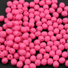 Fire Polish 6mm Fuchsia Neon Silk Matted [20szt]