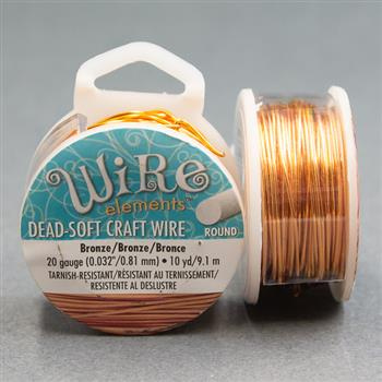 Beadsmith Drut miedziany BRONZE 0,8mm/9,2m