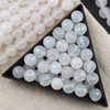 Agat biały kula fasetowana 8mm