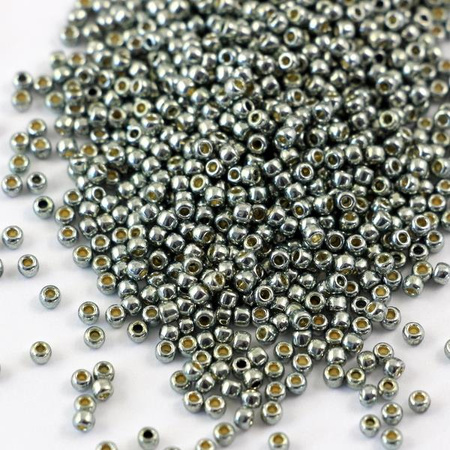 Toho Round 11/0 Permanent Finish Galvanized Blue Slate [10g]