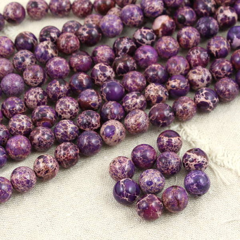 Jaspis lazurowe wybrzeże kula fioletowa 10mm