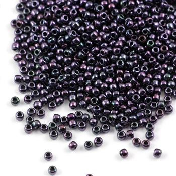 Toho Round 11/0 Metallic Amethyst Gun Metal [10g]