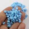 Miyuki Tila Beads 5x5x1,9mm Opaque Turquoise Blue AB Matted [30szt]
