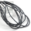 Hematyt grafitowy oponka fasetowana 3x2mm [sznur 40cm]