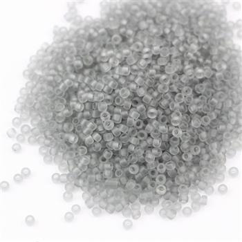 Toho Round 15/0 Transparent-Frosted Lt Gray [5g]
