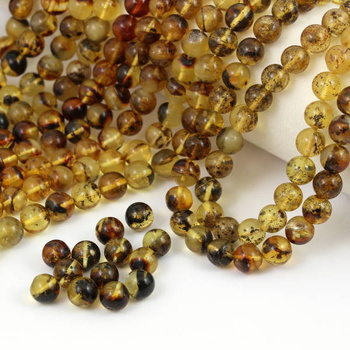 Bursztyn kula 7mm