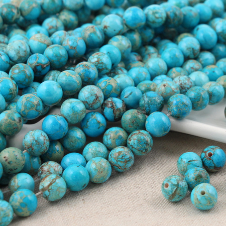 Jaspis lazurowe wybrzeże kula gładka turkusowa 10mm