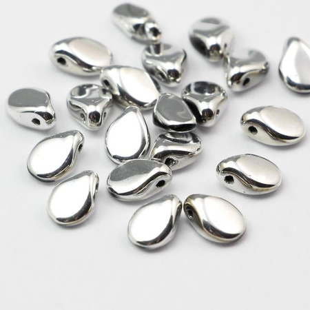 Pip Beads 5x7mm Jet Labrador Full [10szt]