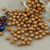 Round Beads Velvet Brass 4mm [50szt]