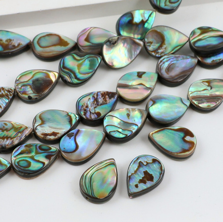 Muszla paua łezka 14x10mm [wzdłuż]