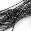Hematyt grafitowy kula fasetowana 3mm [sznur 39cm]