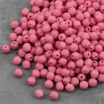 Fire Polish 4mm Sorbet Silk Matted [20szt]