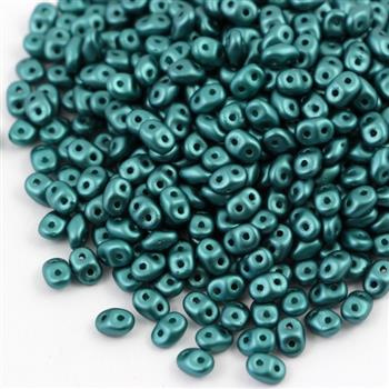 SuperDuo 2.5x5mm Pearl Coat - Teal [5g]